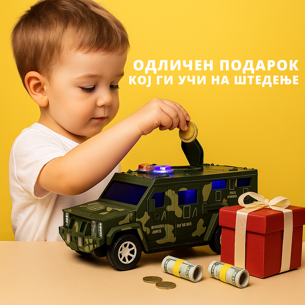 Military Safe Box – Интерактивна Играчка-Касичка