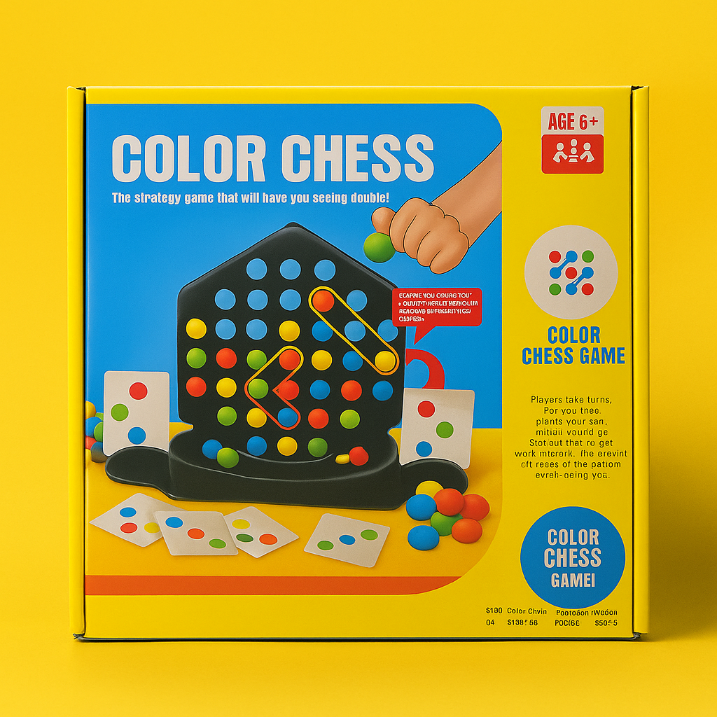 Color Match Chess – Забавна и Паметна Игра за Цела Фамилија