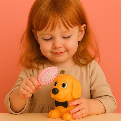 Кученце со Додатоци за Нега – Lovely Puppy Сет за Девојчиња