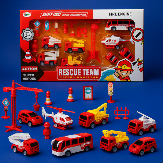 Rescue Team – Детски Сет со Возила за Спасување