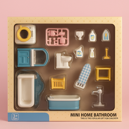Mini Home Bathroom - Домашен Бања Комплет