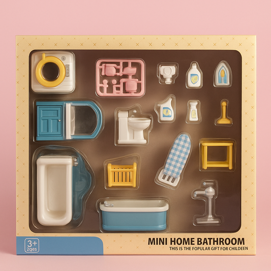 Mini Home Bathroom - Домашен Бања Комплет