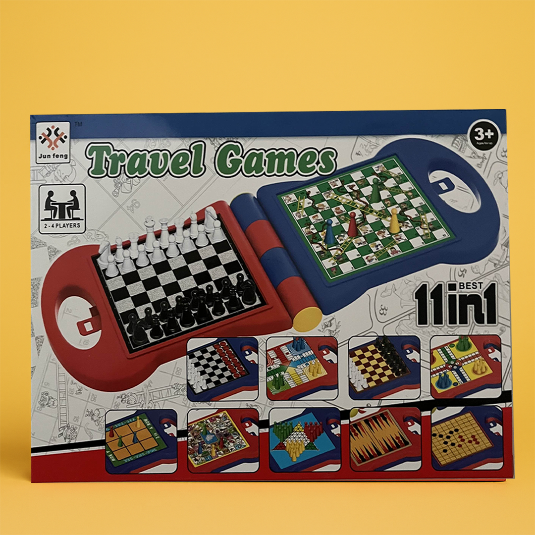 Travel Games 11 во 1 – Комплет Игри за Патувања