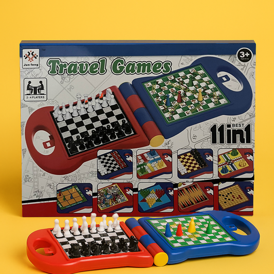 Travel Games 11 во 1 – Комплет Игри за Патувања